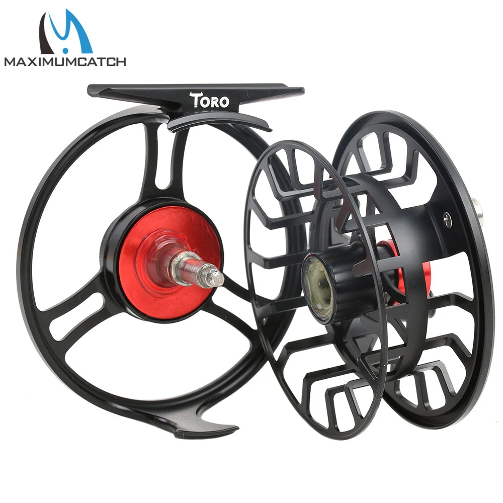 Maximumcatch TORO 3-8WT Fly Fishing Reel Micro Adjusting Drag CNC Machined  Cut 6061-T6 Aluminum Fly Reel