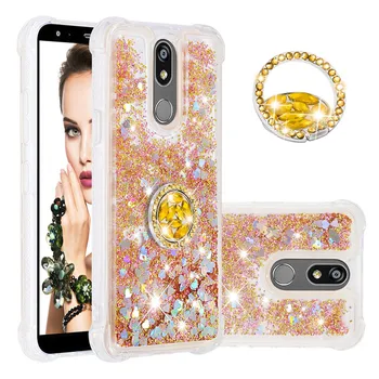 

Glitter Sequin Liquid Quicksand Case For LG G6 G5S V40 K4 K8 Quicksand Cover For ZTE Z981 Z982 Moto E4 E6 Plus With Buckle 2019