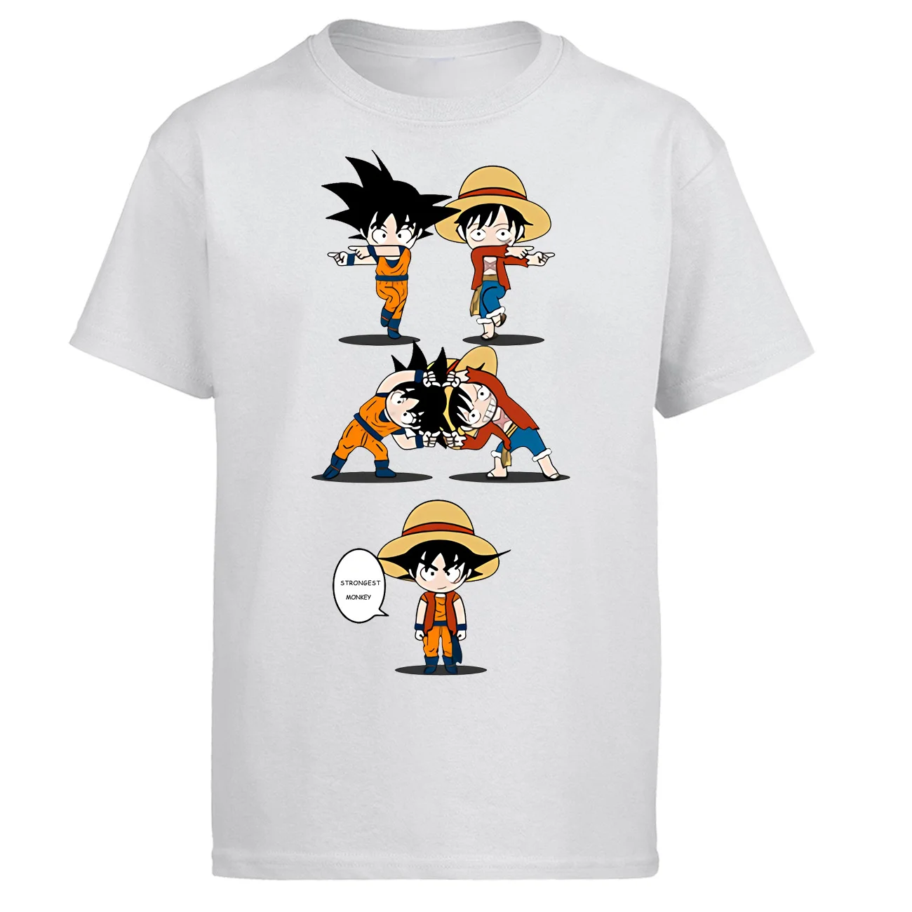 Одна штука Луффи Футболка мужская Dragon Ball супер футболка летние топы Короткий рукав японское аниме забавная футболка слив Мужская s