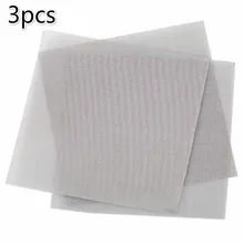 

3 pieces 50 mesh 10x10cm Woven Wire Cloth Screen Filter Sheet, used to filter industrial coatings