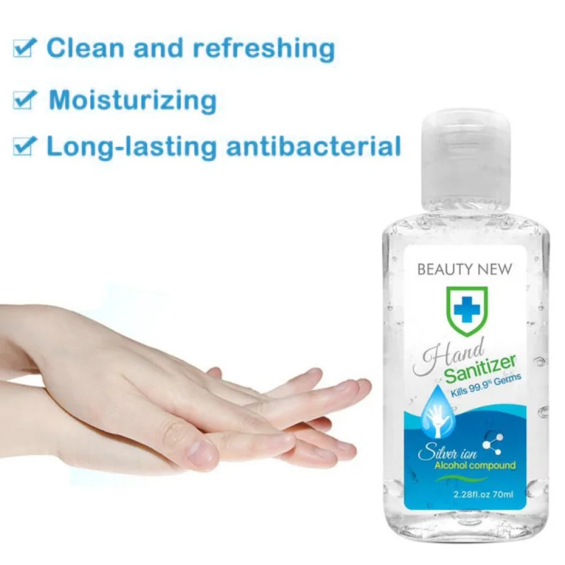 

70ml Quick-Dry High-efficiency Disinfection Gel Hand Sanitizer Disposable Household Hand Sanitizer Disposable Hands-Free Water