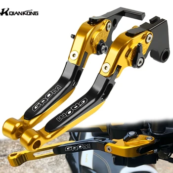 

Motorcycle Accessories Brake Handle Adjustable Brake Clutch Levers for Honda GROM 2013 2014 2015 2016 2017 2018 2019 GROM LOGO