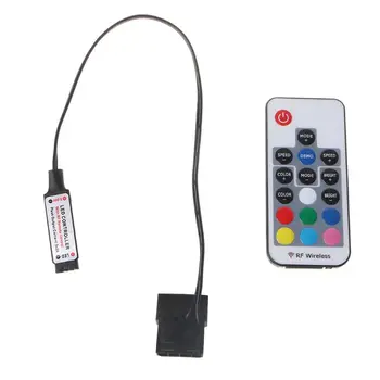 

RGB Controller RF Wireless Remote Control for Case LED Light 3Pin 5V/4Pin 12V