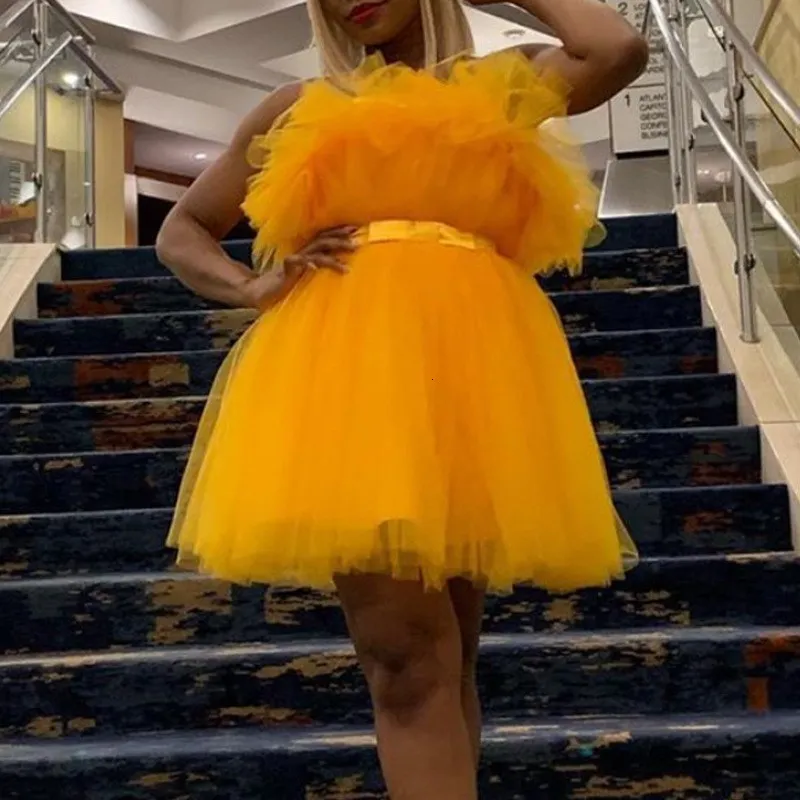 Женское сексуальное Тюлевое платье без рукавов клубное мини-платье с открытыми