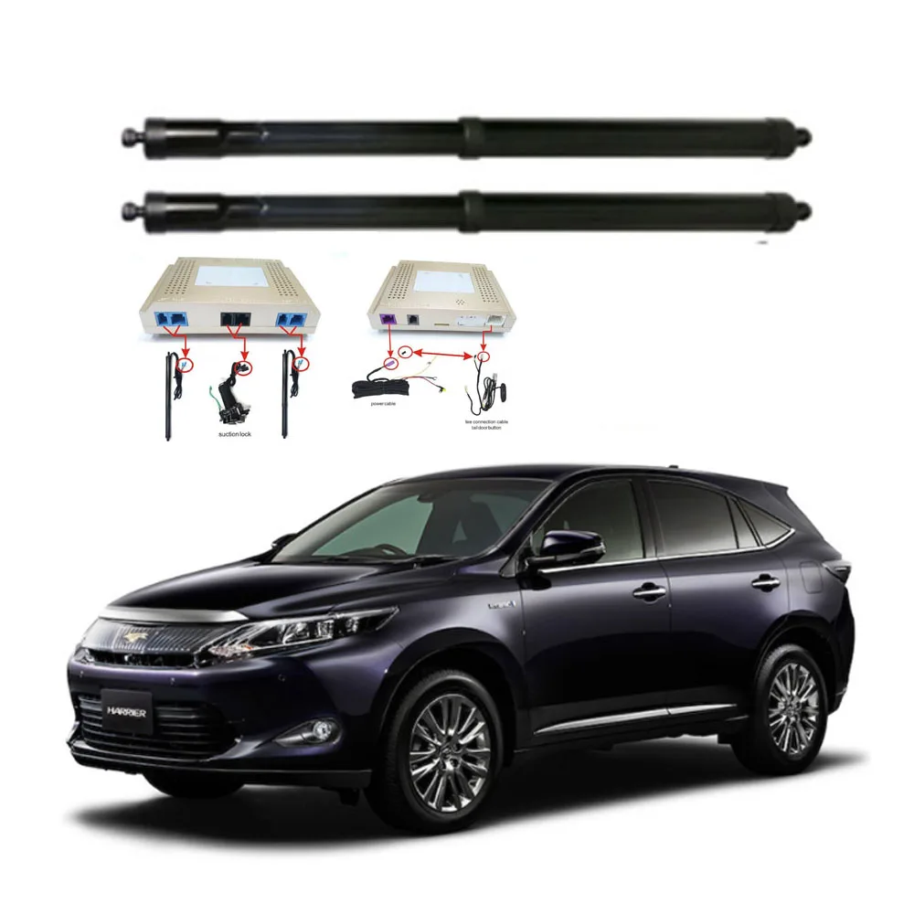 

New Electric tailgate refitted for Toyota HARRIER 2015 -2020 Tail box intelligent electric tail door Power tailgate lift Lock