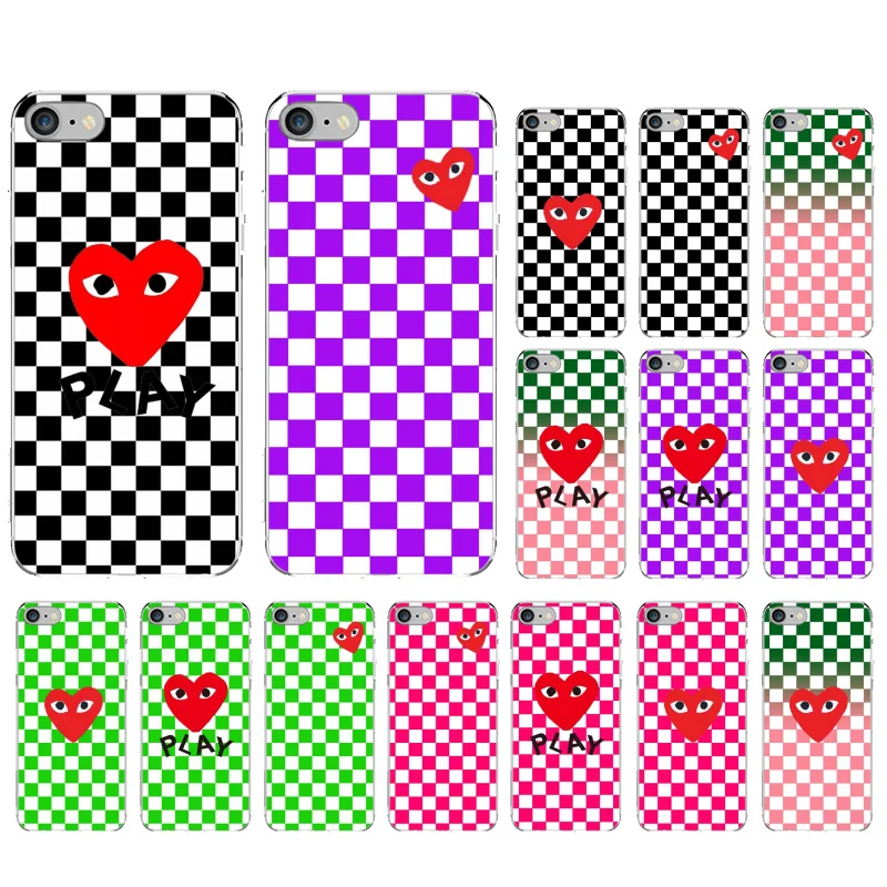 

Babaite Square Love CDG Play Like Boys Custom Phone Case for iPhone 11 pro max 6S 6plus 7 7plus 8 8Plus X Xs MAX 5 5S XR