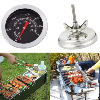 

Stainless Steel BBQ Smoker Barbecue Grill Temperature Dial Household Kitchen Tools Outdoor Barbecue Accessories