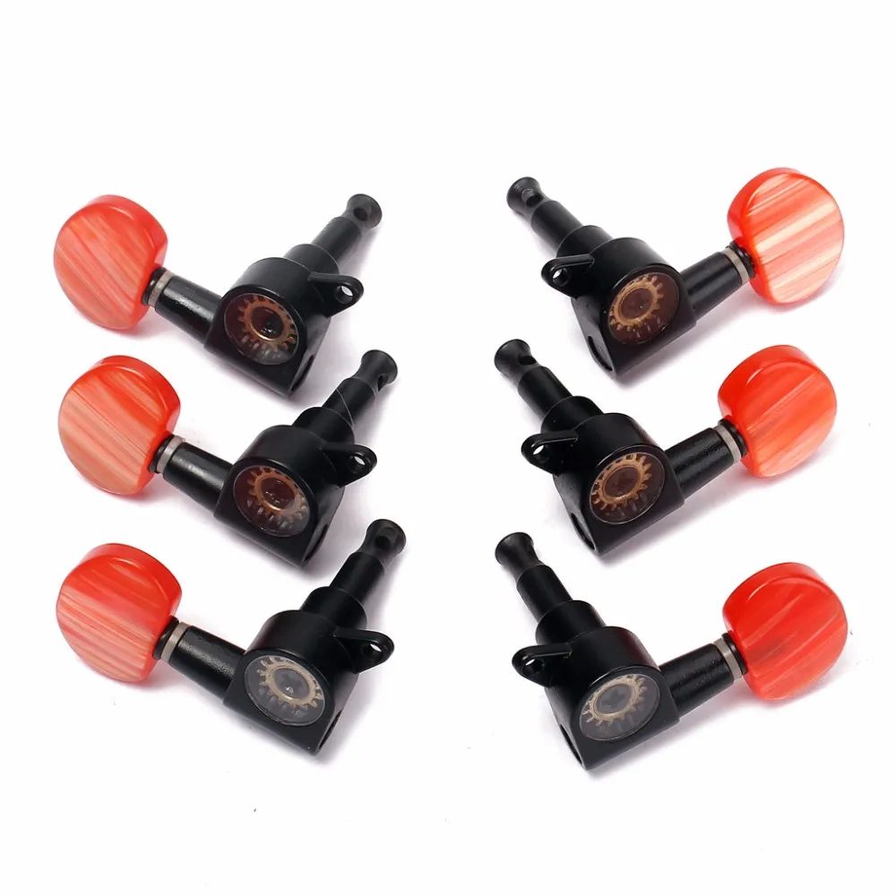 Тюнинговые прищепки для гитары заблокированные головки оранжевые | Спорт и