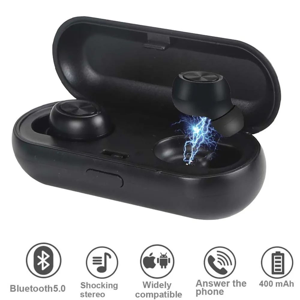 JINSERTA Bluetooth 5,0 наушники TWS беспроводные наушники Bluetooth Hi-Fi стерео гарнитура спортивные наушники с микрофоном для громкой связи