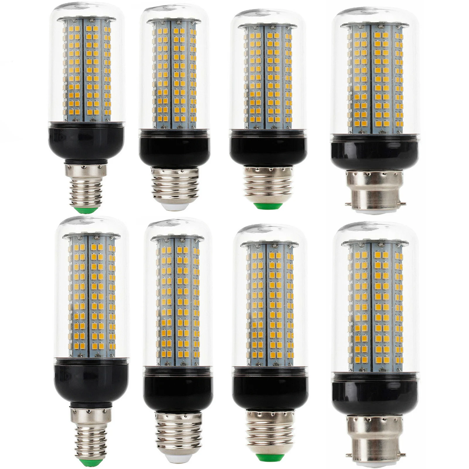 

10X E27 200LED s СВЕТОДИОДНАЯ Лампа 220V 110V E14 кукурузная лампа 32W E26 Lampada светодиодный мощность 2835SMD Светодиодная лампа B22 люстра освещение 110V-265V