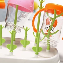 Сушилка для чистки детских бутылочек сушилка для хранения стеллаж в форме дерева для детских бутылочек YHZ012