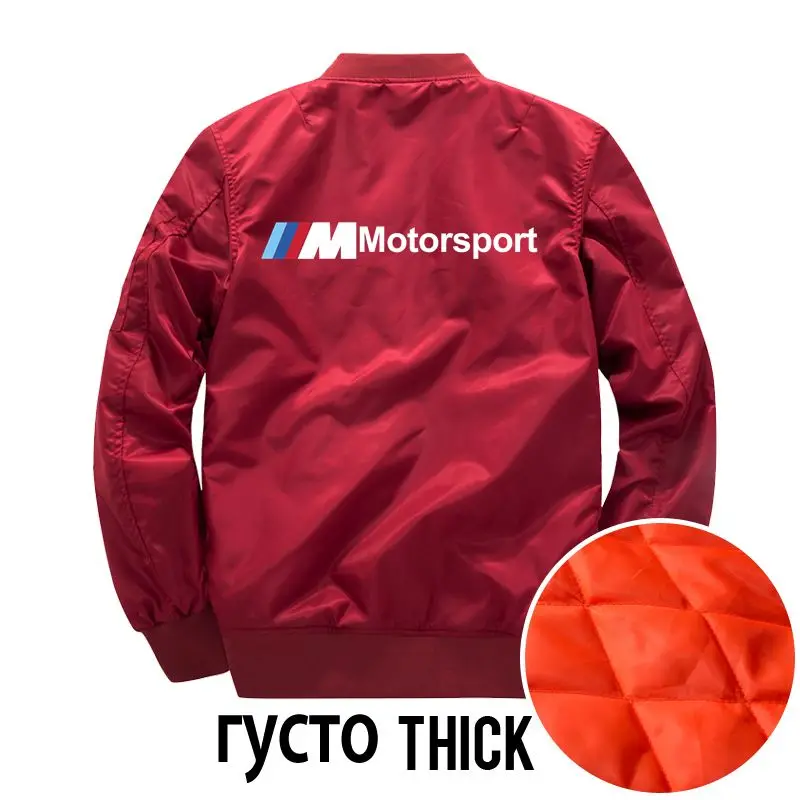 M серия M power, куртки для мотоспорта, мужская повседневная флисовая куртка, модная одежда, Бомбер, армейский принт, для мужчин, уличная одежда, 2B58H - Цвет: Thick Wine
