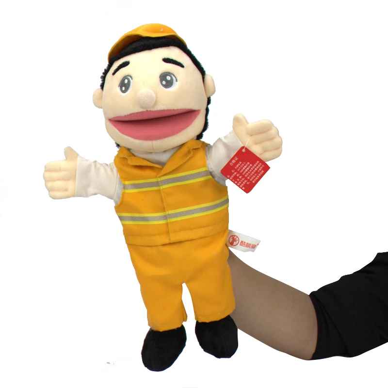 Buy Cheap Puppets 30cm A Family Open Mouth Puppet Role Play Hand Puppet