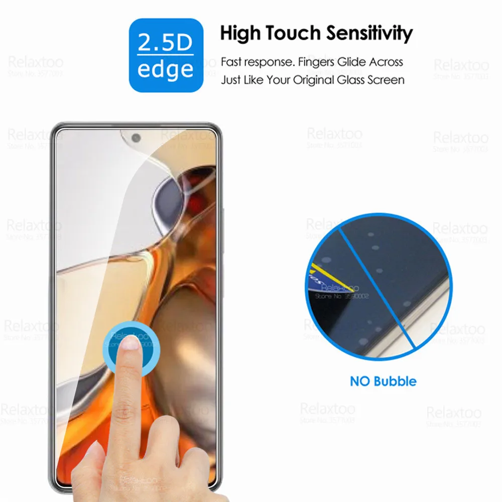 4Pcs Volle Abdeckung Gehärtetem Glas Für Xiaomi 11 T Pro Schützende Glas Xaomi Xiami Mi 11 T MI11T 11TPro Screen Protector Telefon Films