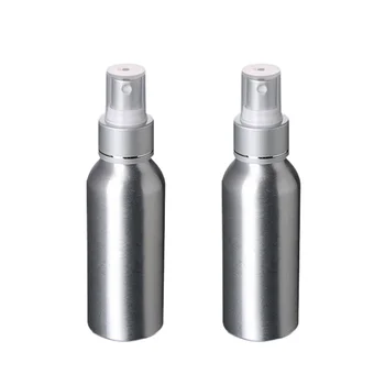

2pcs 120ML Portable Empty Spray Bottle Travel Refillable Perfume Atomizer Recipiente Containers (Nozzle for Random Color)