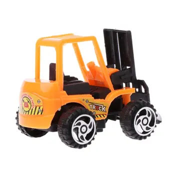 

New 6Pcs/Set Mini Alloy Engineering Car Model Tractor Dump Truck Model Education Toy Vehicles Gift For Boys 634F