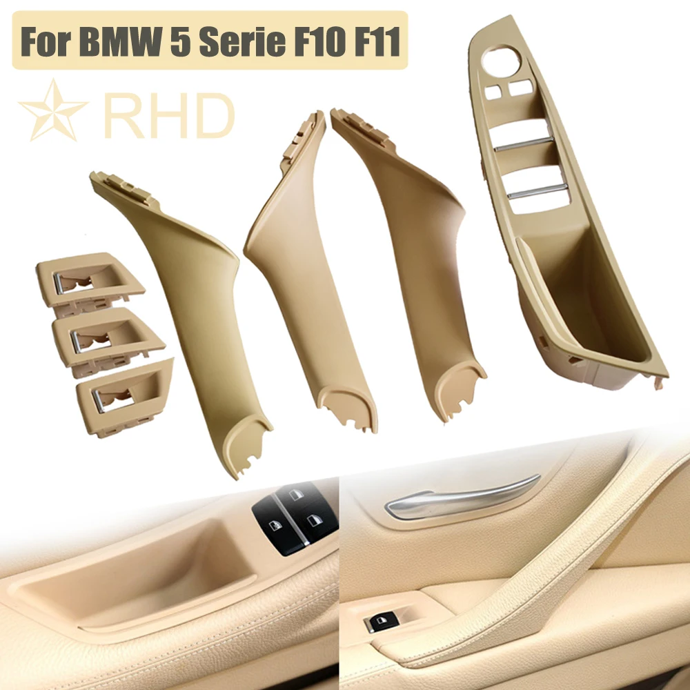 Автомобильные аксессуары подходят для BMW 5 серия F10 F11 520 523 525 530 535 ABS пластик внутренняя дверь подлокотник ручка панель тяга накладка