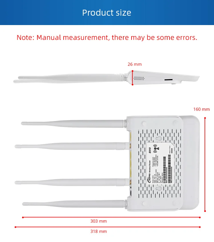 300mbps Wireless 3g 4g LTE Router CPE Mobile 4G Wifi Router Hotspot With SIM Card Slot Detachable Additional Enhanced Antennas wifi router range extender