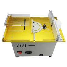 Mini Machine à scier de Table multifonctionnelle 12V-24V, Mini Machine à scier de précision pour le travail du bois et du Jade