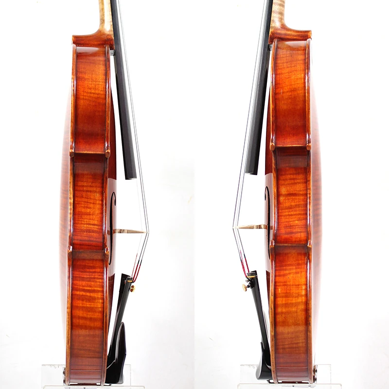 Acoustic Violin Guarnieri 'del Gesu' 1743 "The Cannon" Violin violino Copy. "All European Wood", Top oil varnish! acoustic violin
