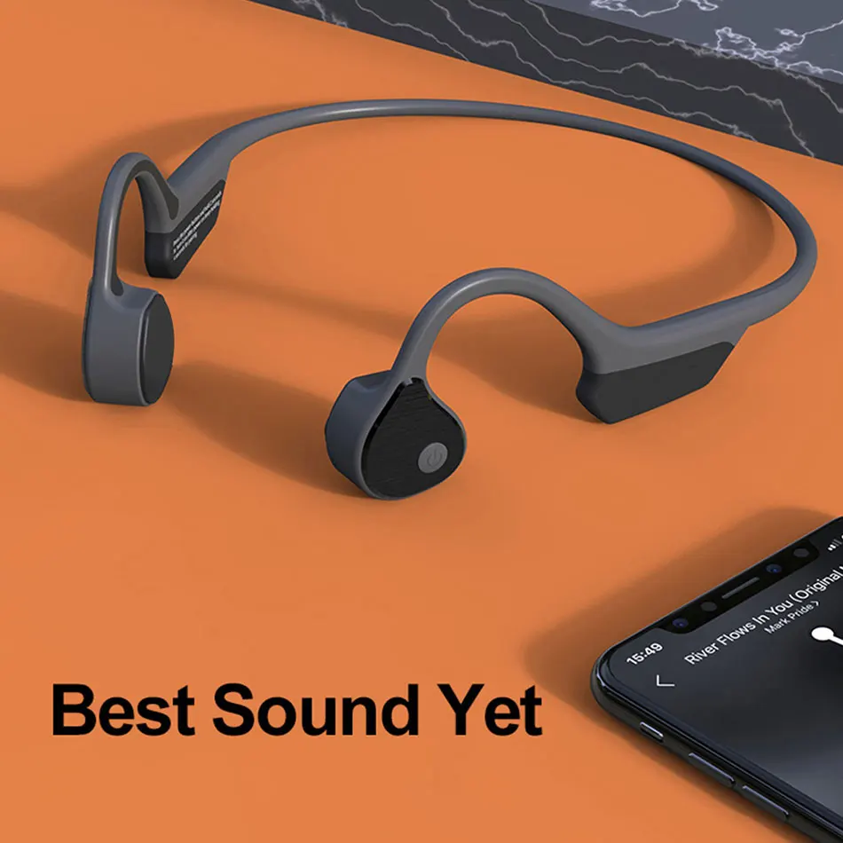Bluetooth гарнитура G19 с костной проводимостью 5 0 наушники IP56 водонепроницаемые