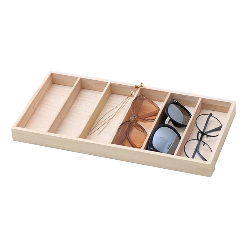 

Eyeglass Display Organizer Glasses Display Box Sunglasses Storage Cases Custom Wooden Box For