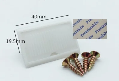 Cover White 50 шт./лот, пластиковый угловой кронштейн на 90 градусов, для шкафа, мебели, шкафа, Соединительный кронштейн, навесная крышка, винты, черный, белый, коричневый - Цвет: Cover White