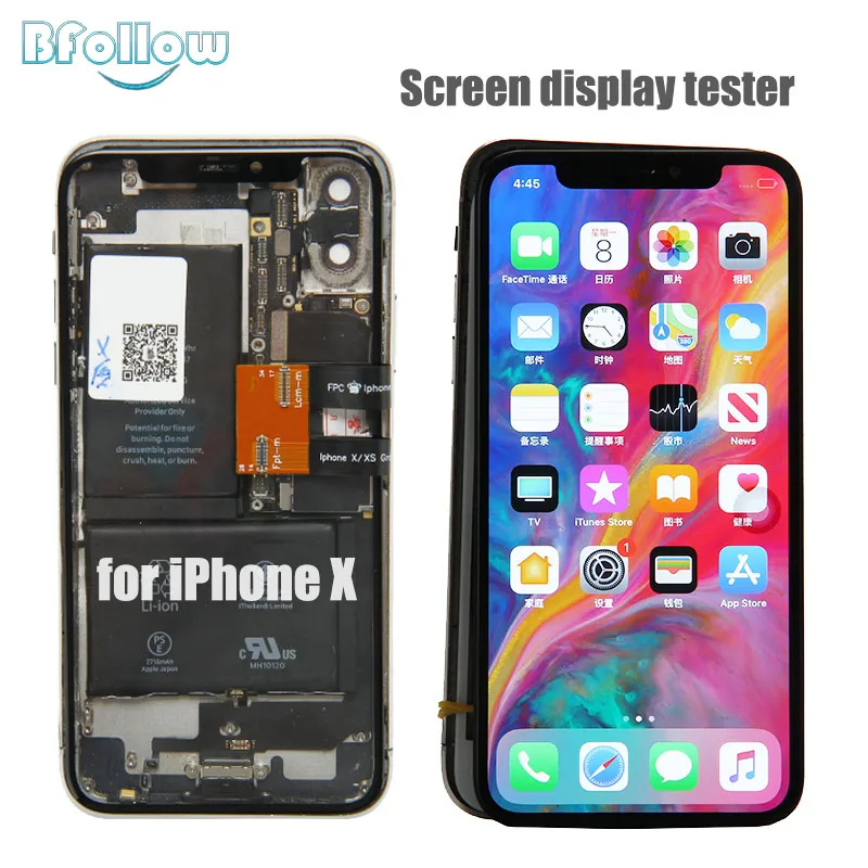 

BFOLLOW OLED Screen Display Tester for iPhone X Host Assembly 3D Touch