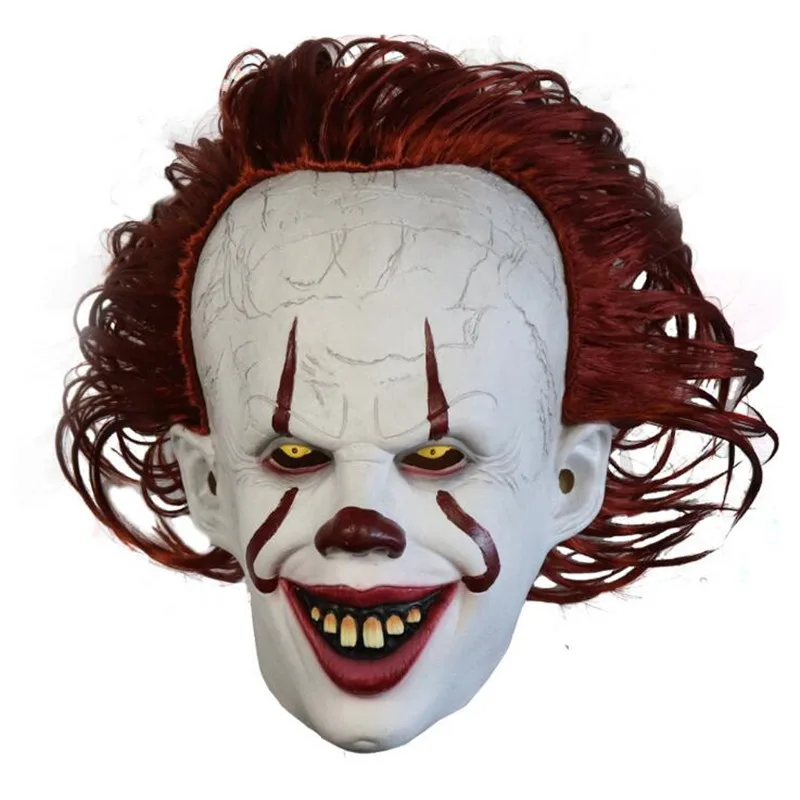 Хоррор фильм It Chapter Two Pennywise периферийная латексная маска для хеллоуина маскарадная сцена представление косплей реквизит аксессуары подарок