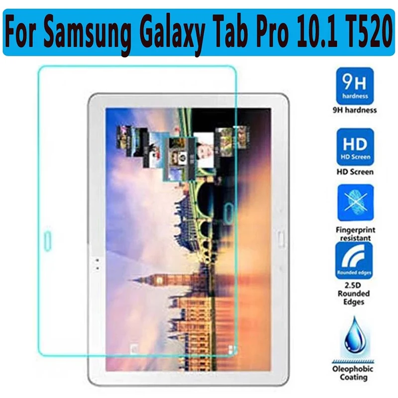 Promoción Protector de pantalla de vidrio templado para tableta Samsung Galaxy Tab Pro 10,1, Protector de pantalla de SM-T520 para Tablet Samsung T520 T521 T525 6n95BQgq6jx