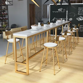 

Creative Iron bar chair bar stool Light luxury chairs home bar stool high stool dining chair lounge chair bedroom chair