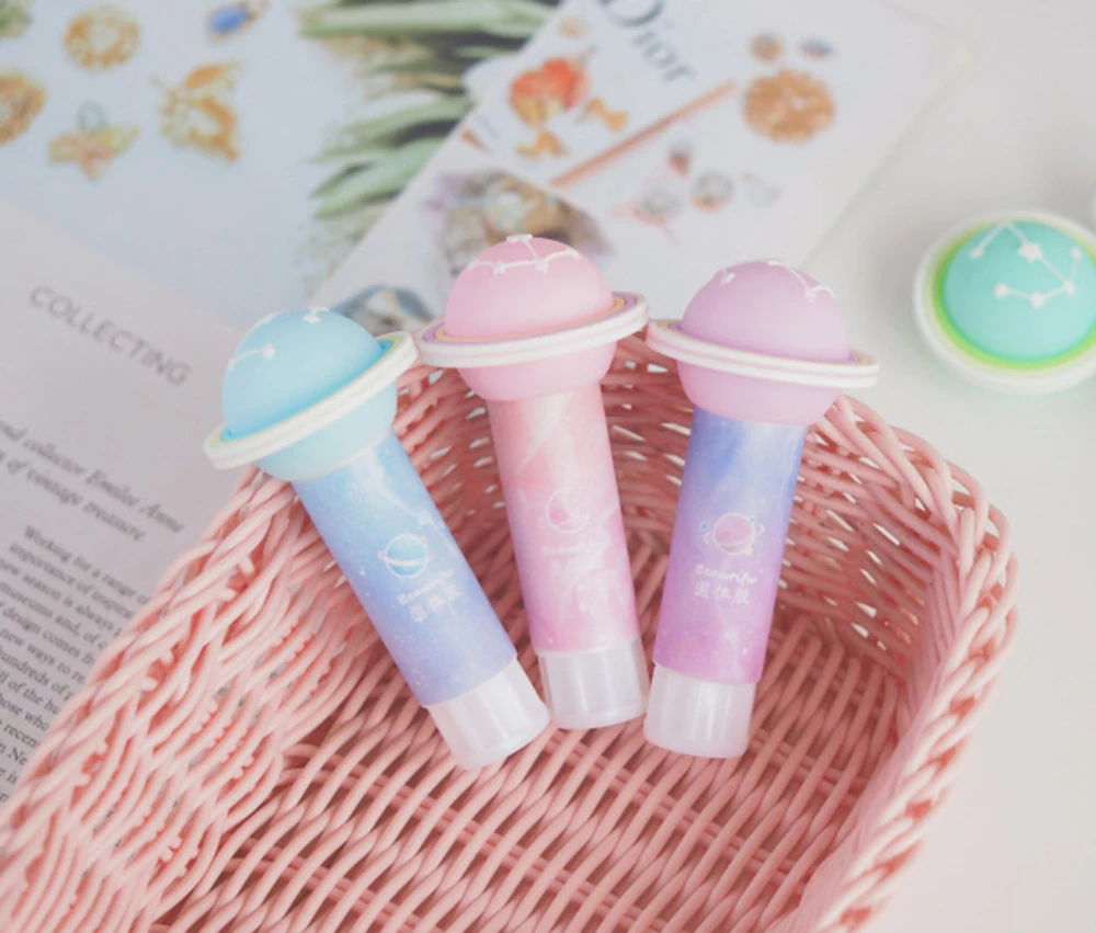 

1Pcs Planet Style Diary Strong Adhesives Glue Stick for Student Stationery Solid Glue High Viscosity School Office Supplies