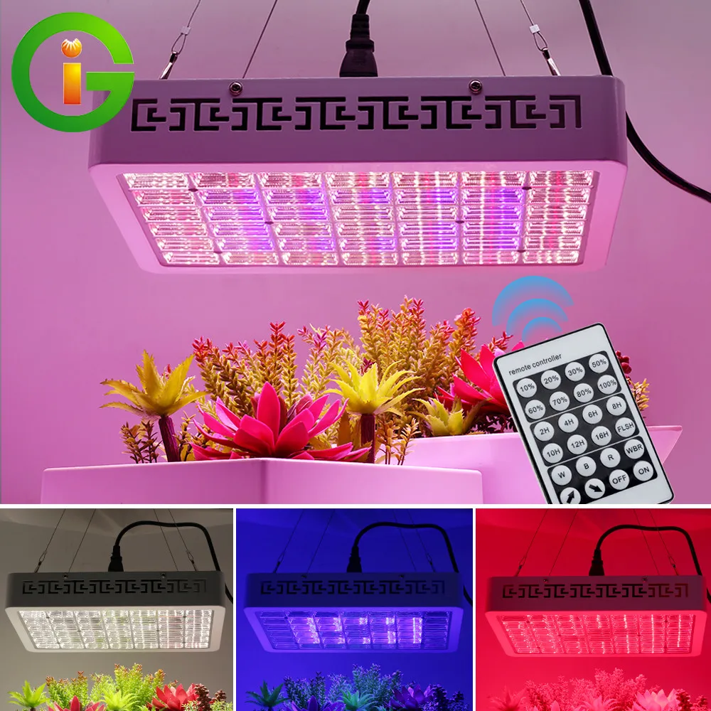 1000W AC85-220V LED Grow Light Full Spectrum SMD3030 Chips LED Phyto Lamps Adjustable Indoor Plant Growth Lighting With Timer