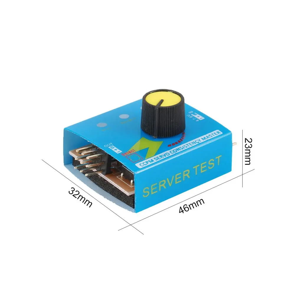 Мульти тестер сервоприводов 4,8-6 в с индикаторный светильник 3CH ECS консистенция регулятор скорости мощность CCPM мастер проверки RC Дрон запчасти
