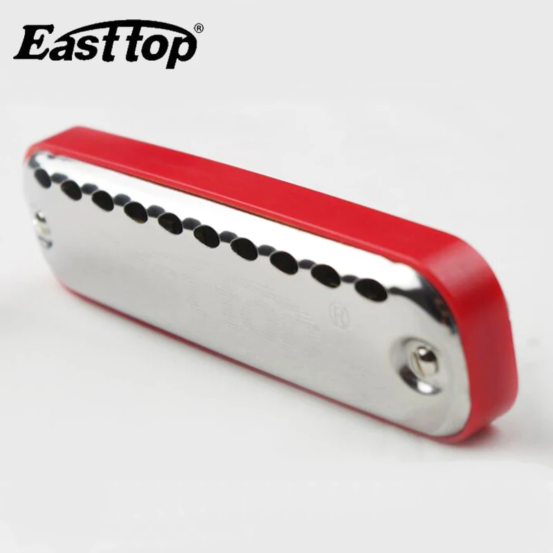 Высококачественная губная гармоника EASTTOP овальная для игры с 10 отверстиями