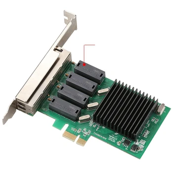 

4 Port Gigabit Network Card 4 RJ45 Port PCI-E PCI Express Network Adapter with Realtek 8111H TXA066
