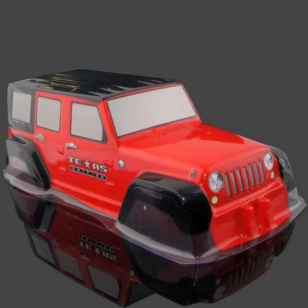 2 шт. 1/10 RC 313 мм Колесная база Jeep Wrangler Rubicon ПВХ корпус для Рок Гусеничный осевой SCX10 D90 TAMIYA CC01 hsp Monster truck