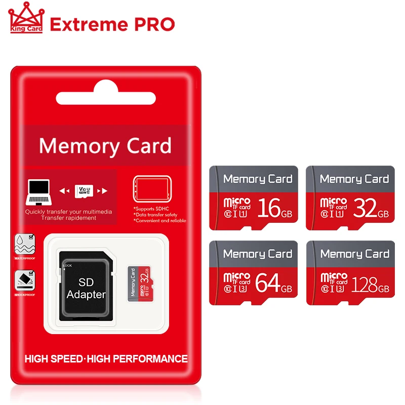 Мини-карта памяти Micro sd 4 ГБ 8 16 32 класс 10 64 Гб 128 быстрая скорость карта microSD