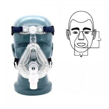 

Full Face Mask CPAP Auto CPAP BiPAP Mask for Sleep Apnea Snoring People With Free Adjustable Headgear
