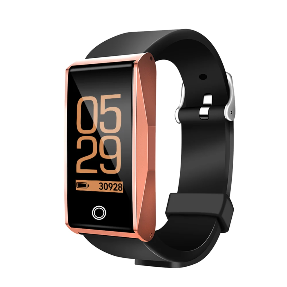Rose gold Умный Браслет IP67 Водонепроницаемый фитнес-трекер Bluetooth 4,0 браслет пульсометр монитор кровяного давления умные часы для мужчин и женщин - Цвет: Rose gold