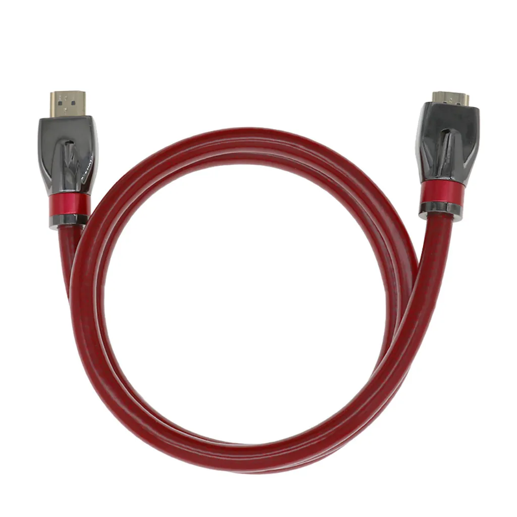 Премиум 8k Hdmi кабель 2,1 высокоскоростной Золотое вплетение свинца 4k 2160p 3D Hdtv для ПК# BO