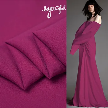 

Water ripple silk heavy crepe fabric 36mm natural material dress dress solid color silk fabric free shipping