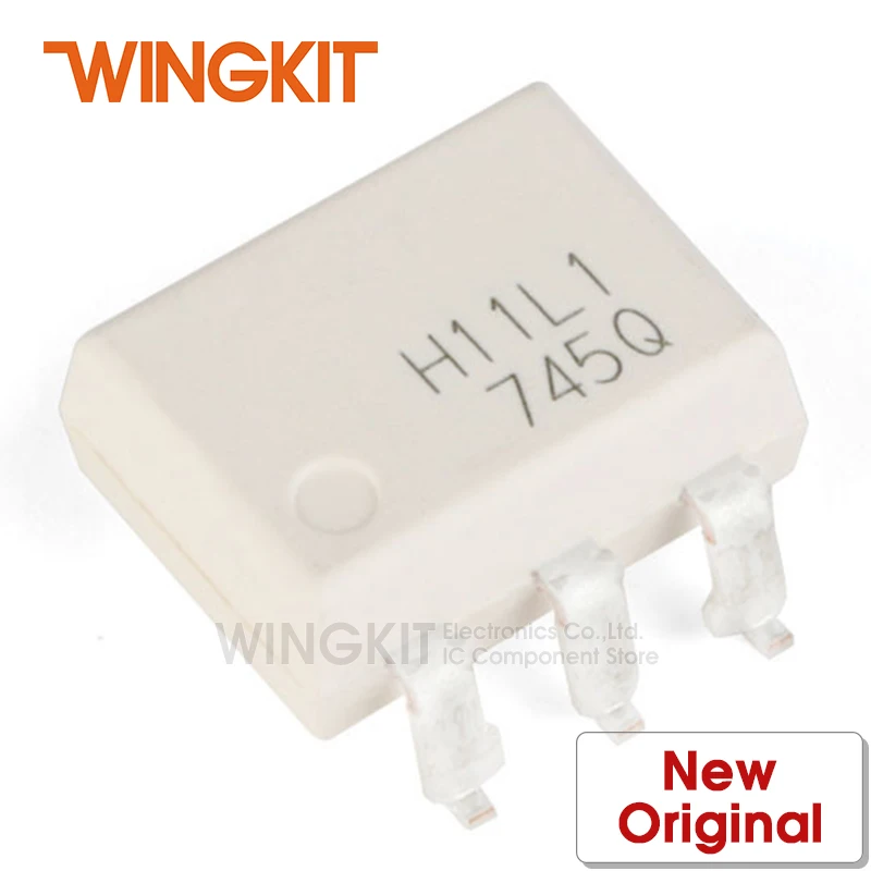 5 шт. H11L1SR2M SMD6 H11L1SR2 H11L1SR H11L1S H11L / H11L1 SMD-6 Шмитт триггер Выходная оптопара |