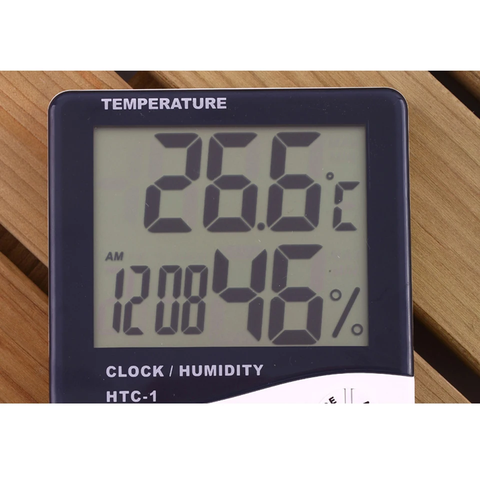 baby room digital LCD temperature and humidity meter Indoor mini Child environmental testing monitor wireless