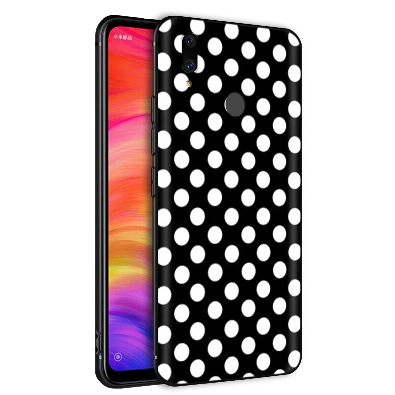 Чехол в горошек для Xiaomi Redmi Note 4 4x 4a 5 5a 6 8 8A MI 9 9s 10 8T K30 Pro Max Lite Plus|Бамперы| |