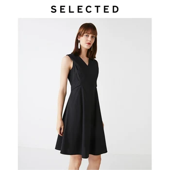 

SELECTED Women's Mid-length V-neckline Sleeveless Umbrella Dress SIG|41932J520