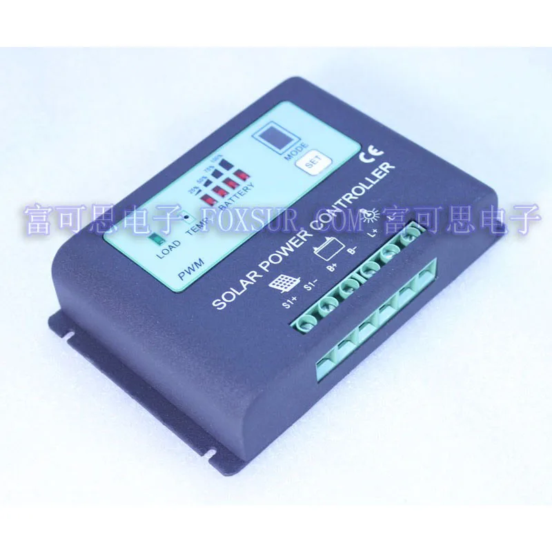 Контроллер заряда 48V 20A PWM Панели солнечные с светодиодный указывают на батттеры Ёмкость Решетки PV Контроллер солнечной Алюминий корпус