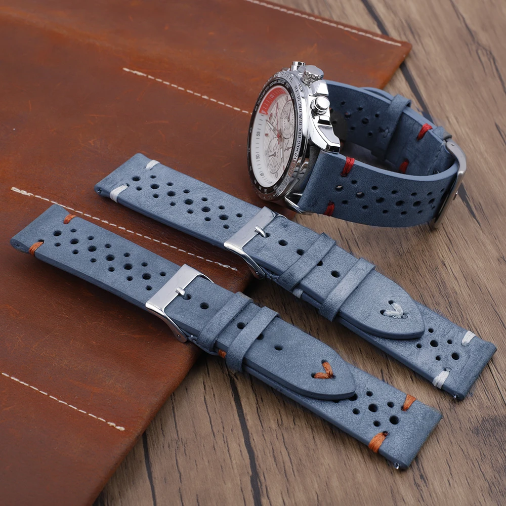 Onthelevel Genuine Leather Watchband 18mm 20mm 22mm 24mm Design Special Classical  Watch Accessories Watch Straps