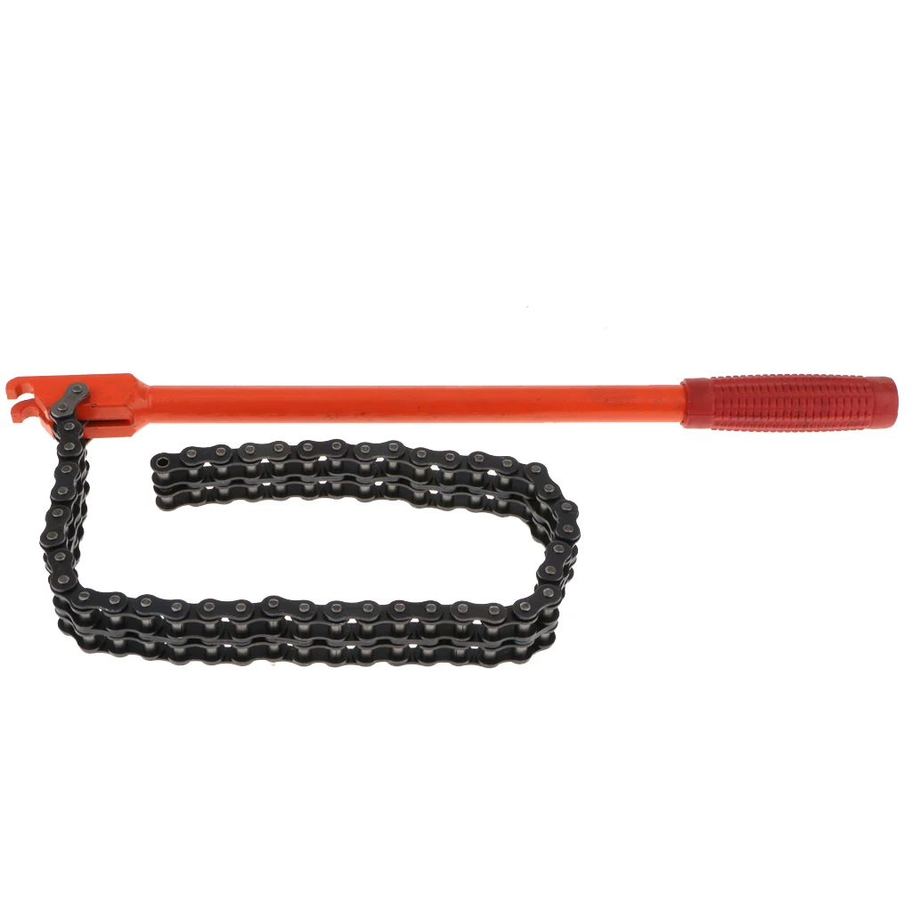 Car Engine Oil Filter Chain Grip Wrench Spanner Remover Tools Plier 15