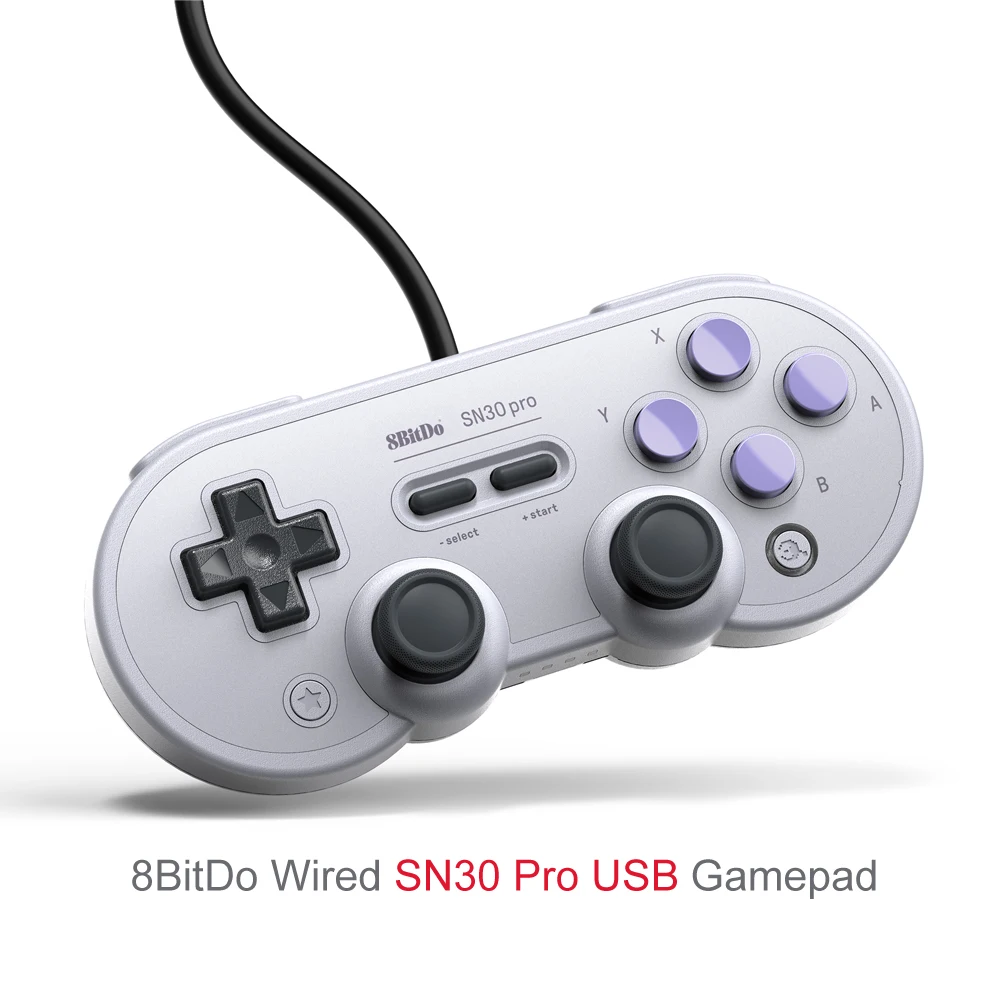 

Original Game Pad 8BitDo Wired SN30 Pro USB Gamepad Controller for Nintendo Switch Windows Raspberry Pi SN Edition